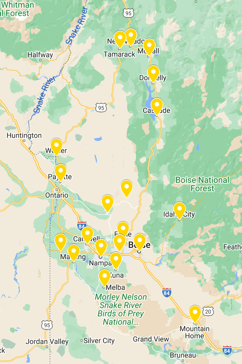 service area map